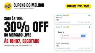 Ad creative on Telegram Ads @cuponsdomelhor
