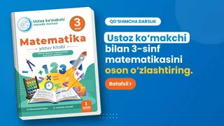 Ad creative on Telegram Ads @ustoz_komakchi